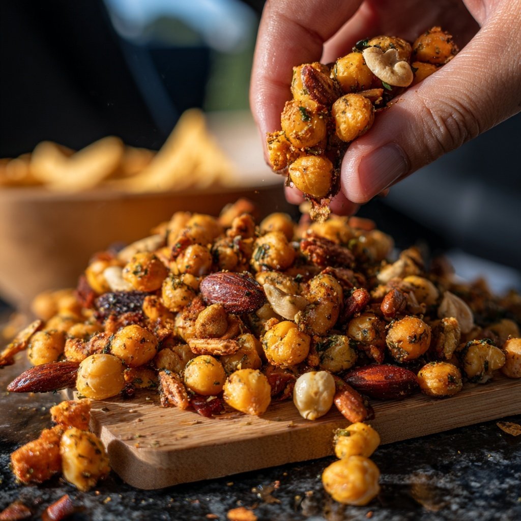 Roasted Chickpea Snack Mix