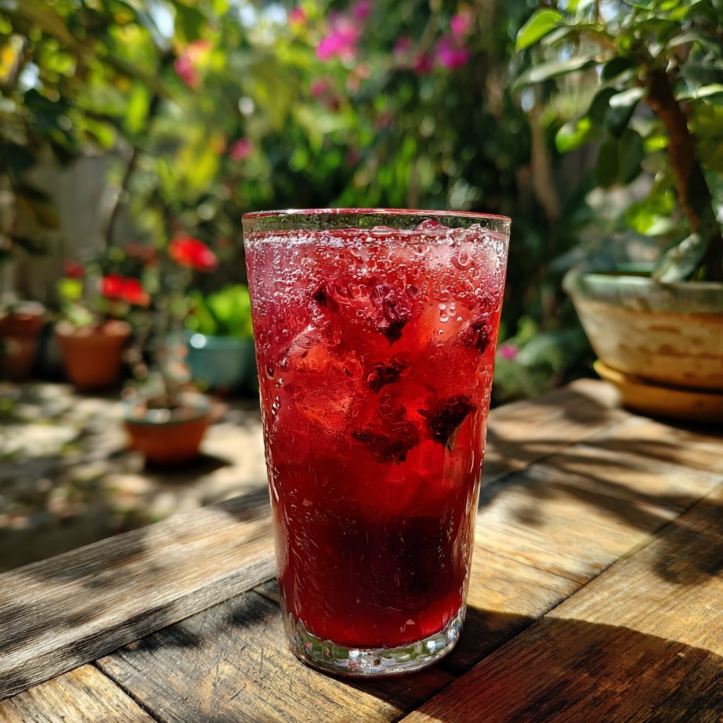 Berry Hibiscus Iced Tea