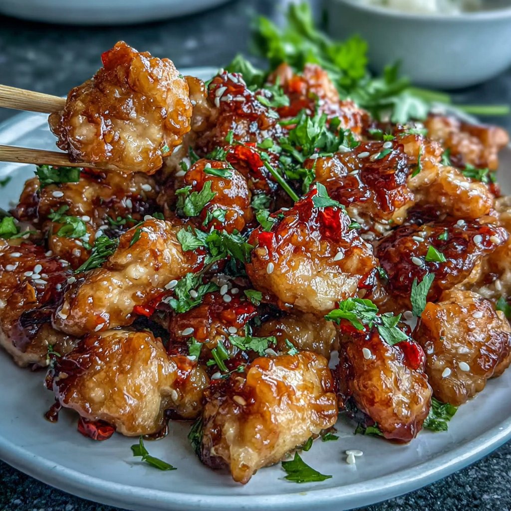 Sticky Orange Chicken