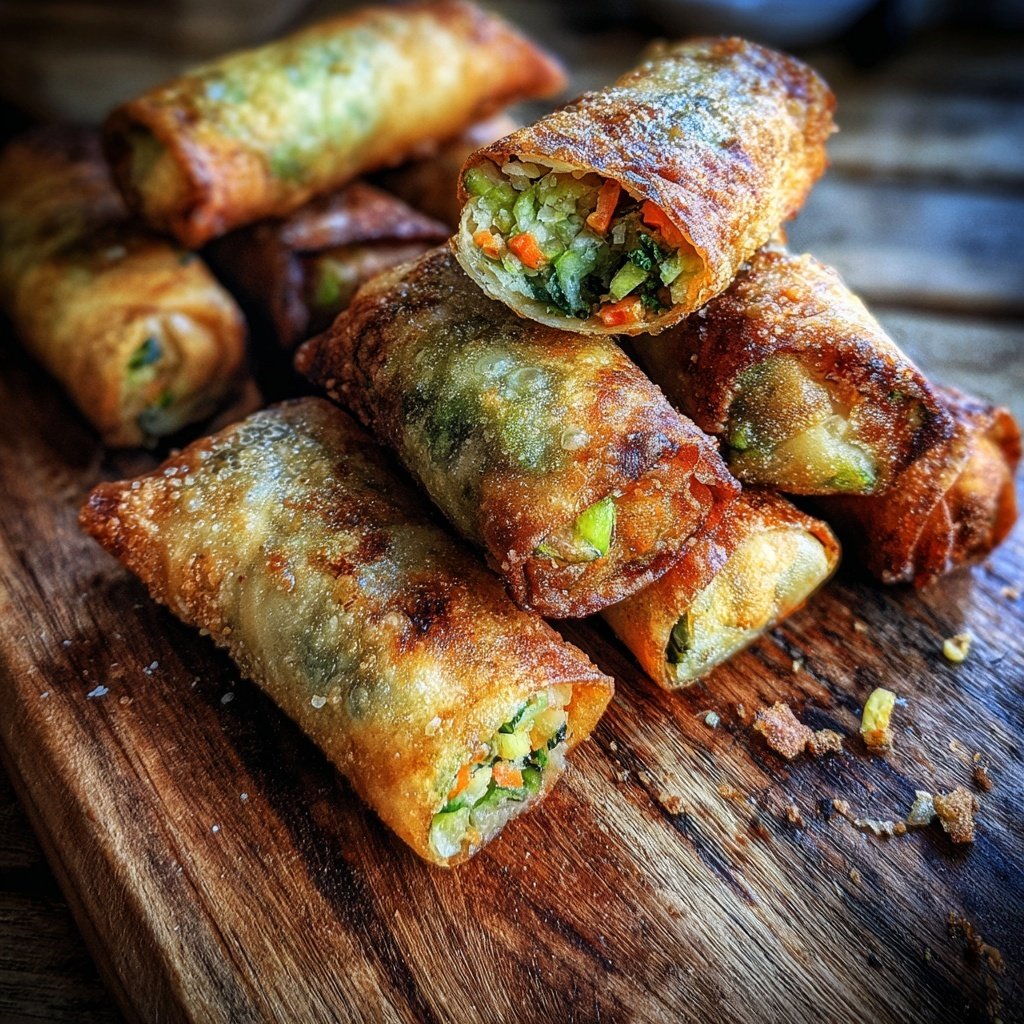 Crunchy Vegetable Spring Rolls