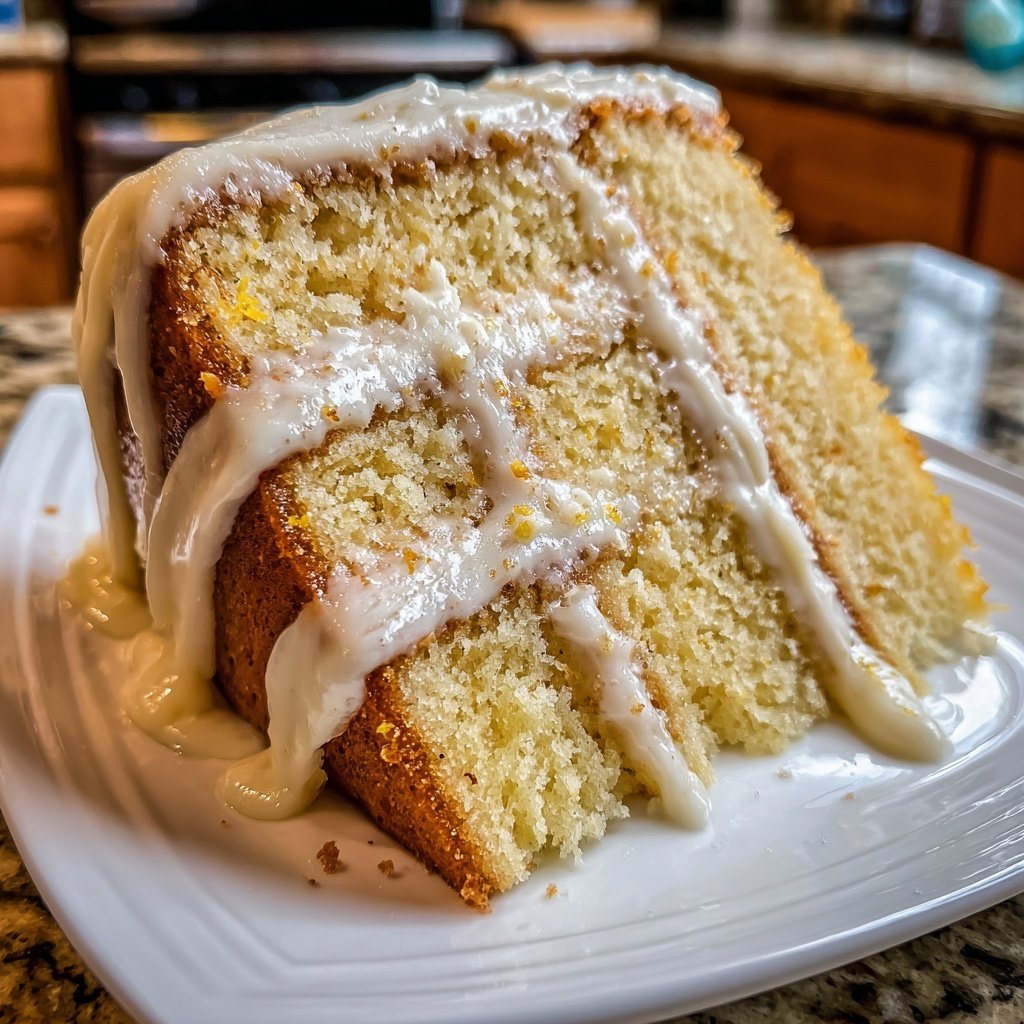 Dessert Vanilla Sponge Cake